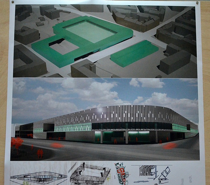 Vernisáž výstavy revitalizace stadionu ve Vršovicích