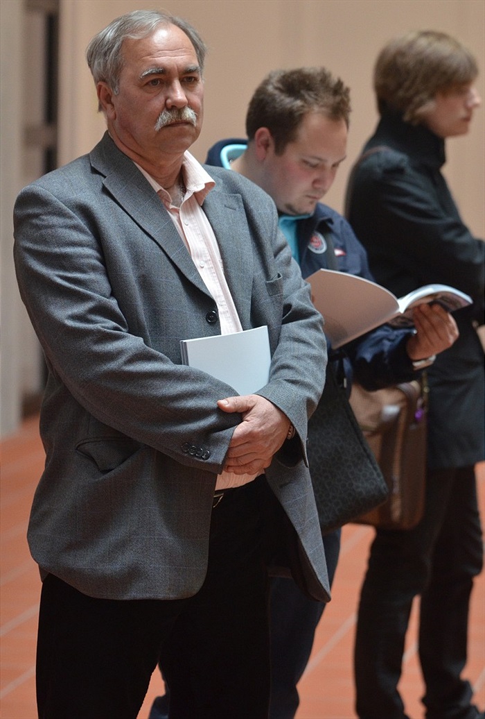 Vernisáž výstavy revitalizace stadionu ve Vršovicích