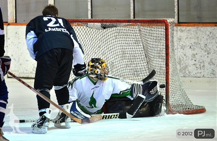 Hokejovou odvětu vyhráli mladí 9:6 - 2012