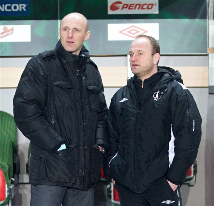 Karel Rada v rozhovoru s trenérem Hoftychem