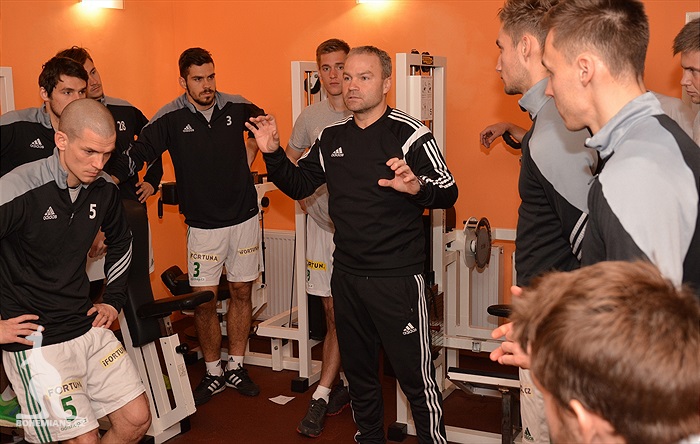 Dopolední trénink v posilovně