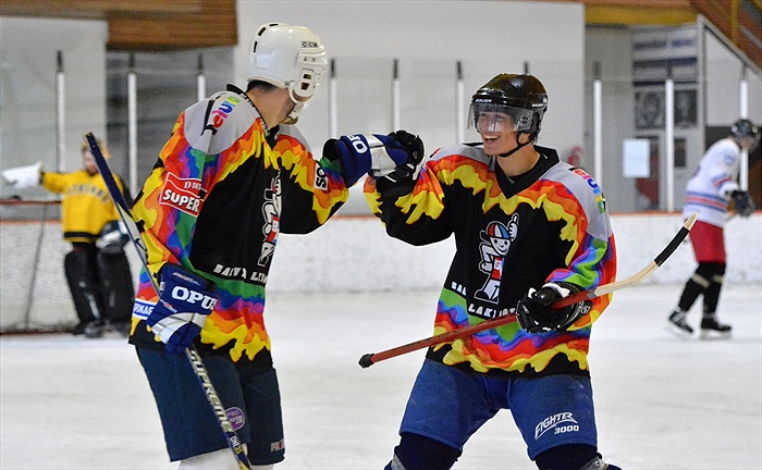 Hokej 2015: Černá - Bílá 7:6