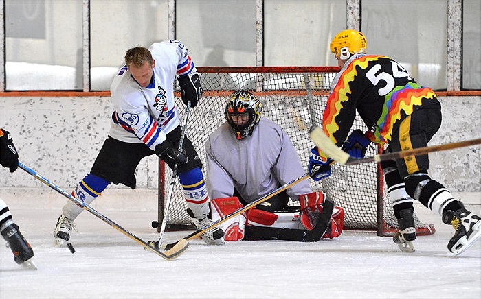 Hokej 2015: Černá - Bílá 7:6