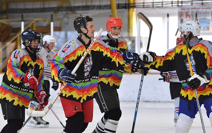 Hokej 2015: Černá - Bílá 7:6