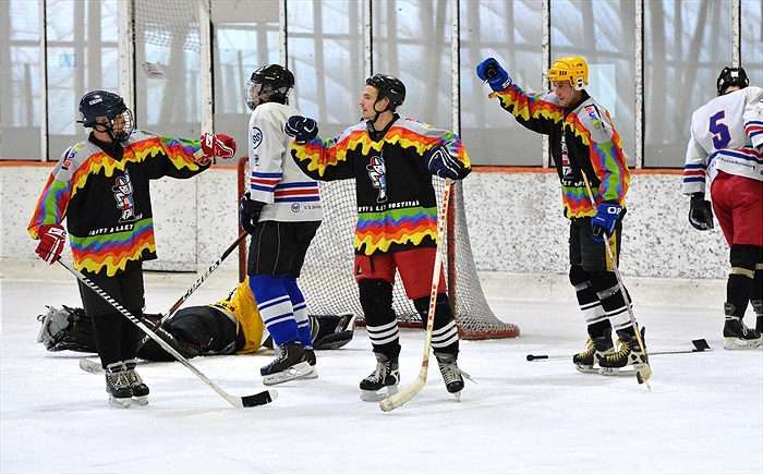 Hokej 2015: Černá - Bílá 7:6