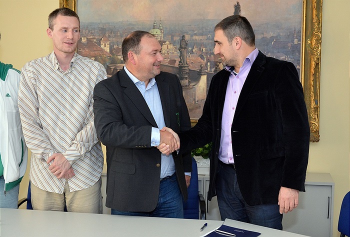 Podpis smlouvy Ďolíček radnice