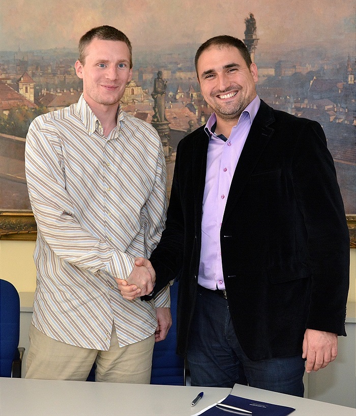 Podpis smlouvy Ďolíček radnice