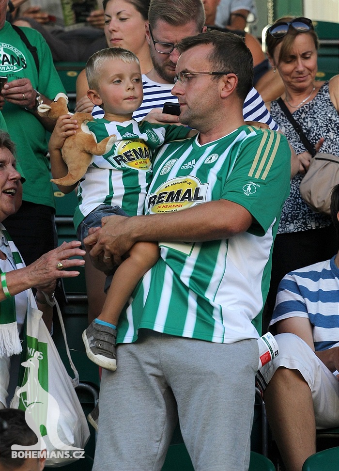 DĚNÍ NA TRIBUNÁCH: Bohemians - Zbrojovka