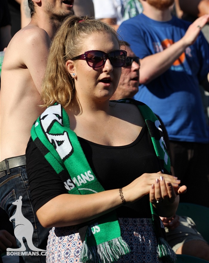 DĚNÍ NA TRIBUNÁCH: Bohemians - Zbrojovka