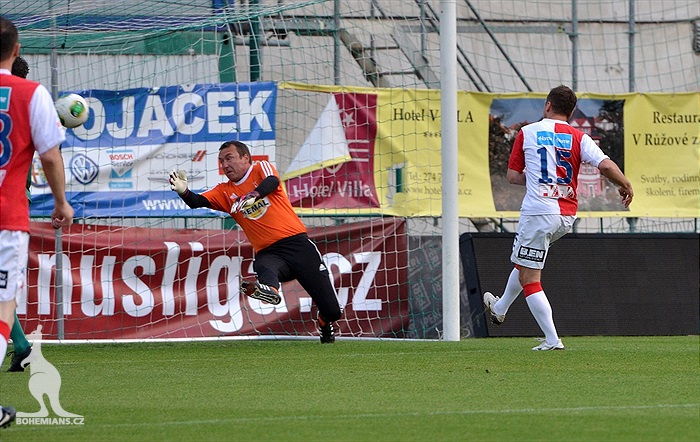 Benefiční utkání All Stars Cup: Bohemians - Slavia 2:6