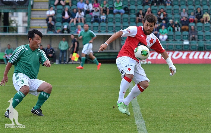 Benefiční utkání All Stars Cup: Bohemians - Slavia 2:6