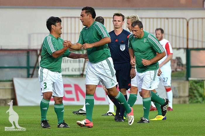 Benefiční utkání All Stars Cup: Bohemians - Slavia 2:6