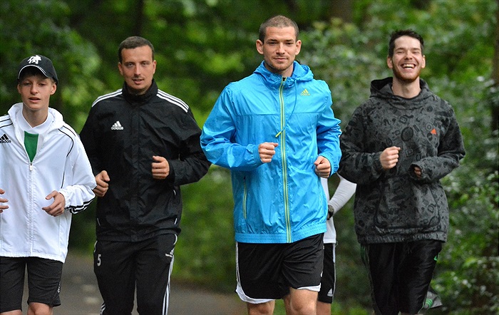 S Davidem Bartkem okolo Hostivařské přehrady