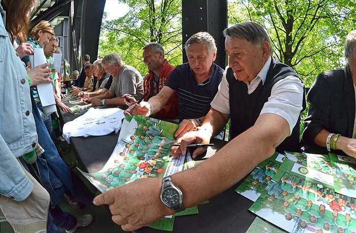 Oslavy 30. výročí zisku titulu Bohemians ČKD Praha