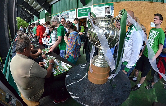 Oslavy 30. výročí zisku titulu Bohemians ČKD Praha