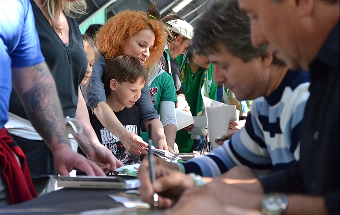 Oslavy 30. výročí zisku titulu Bohemians ČKD Praha