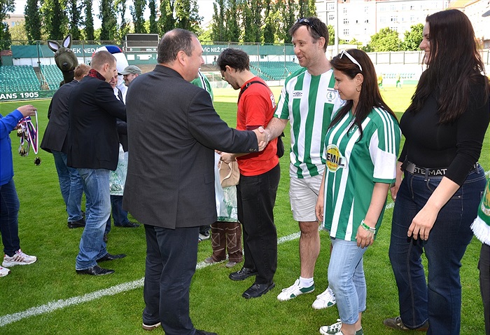 Oslavy 30. výročí zisku titulu Bohemians ČKD Praha