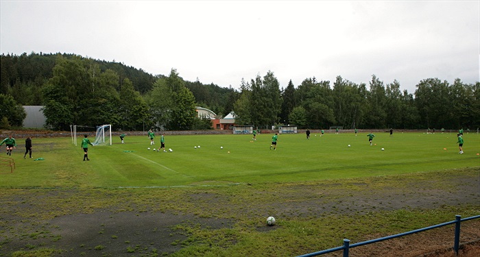 Hřiště v blízkosti hotelu Břízky.