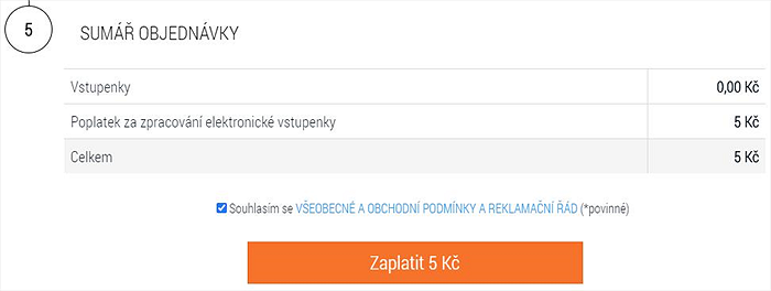 Proveďte platbu a vytiskněte si vstupenku. Vezměte s sebou na stadion i permanentku.