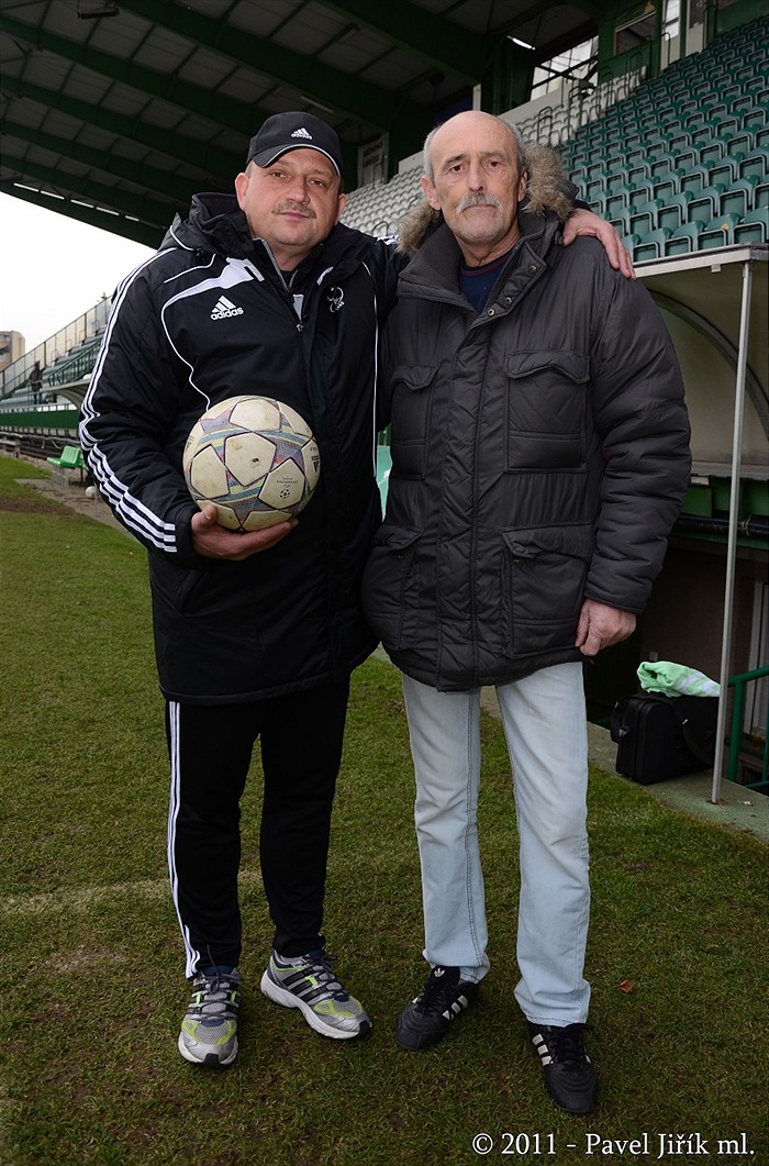 Jiří Sloup v Ďolíčku spolu s Miroslavem Šimečkem