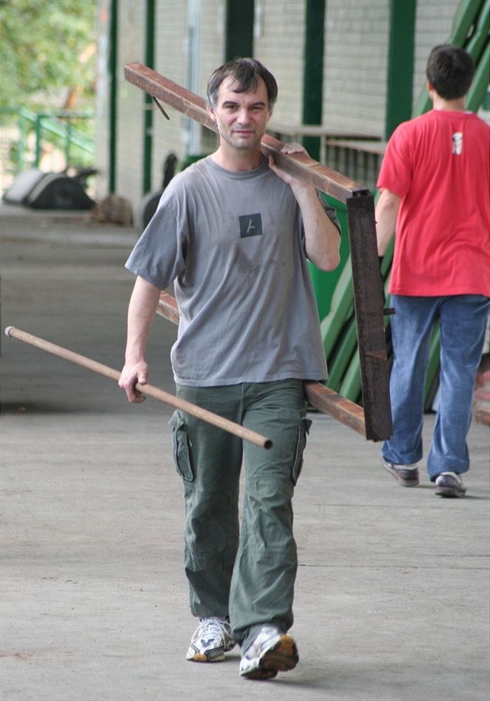 Ivan Trojan na brigádě.